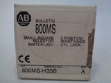 Allen Bradley via TCS 800MSH33B Ser. A NSFP (WH) 800MS H33B