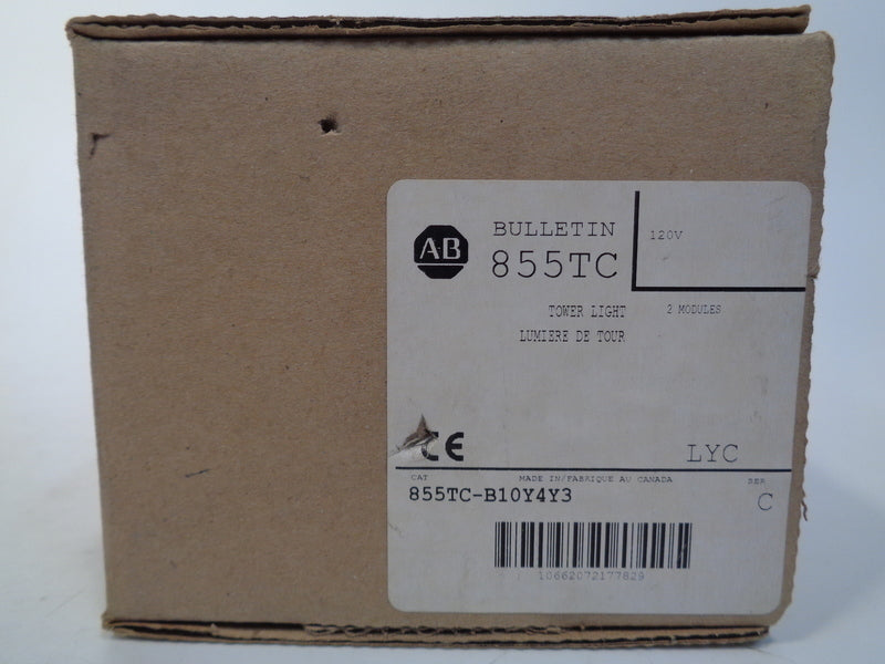 Allen Bradley via TCS 855TCB10Y4Y3 Ser. C NSFP (BR/WH) 855TC B10Y4Y3