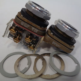 Allen Bradley via TCS 800TFB22A Ser. T NSFP (BK/YL) 800T FB22A