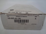 Allen Bradley via TCS 193EIO43120 Ser. A NSFP (WH) 193E IO43120