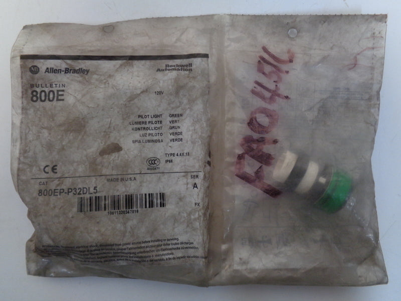 Allen Bradley via TCS 800EPP32DL5 Ser. A NSFP 800EP P32DL5