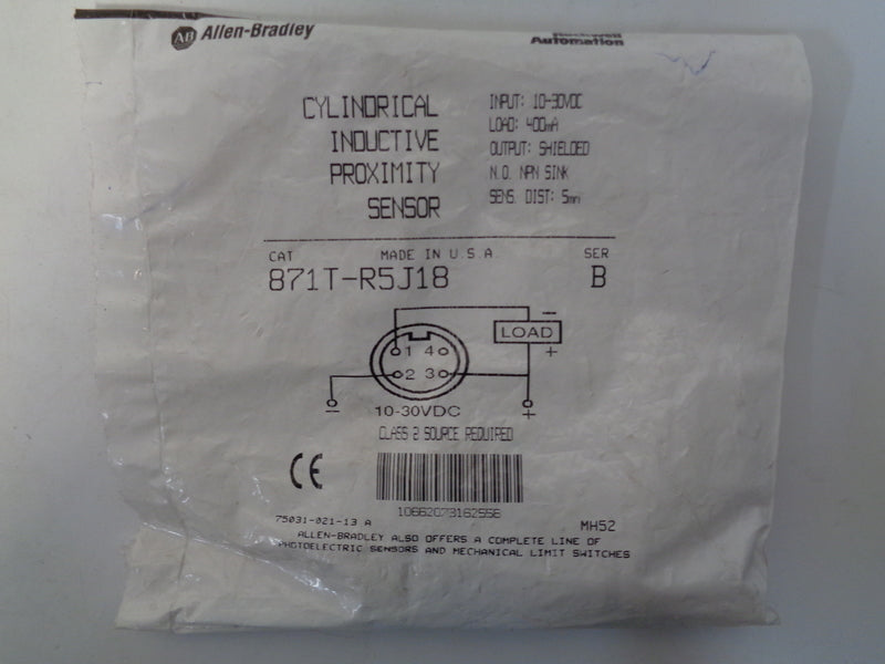 Allen Bradley via TCS 871TR5J18 Ser. B NSFP 871T R5J18