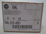 Allen Bradley via TCS 194LE124531 Ser. A NSFP (BR/WH) 194L E12 4531