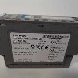 Allen Bradley via TCS 1734IB4 Ser. D NSFP (WH) 1734 IB4