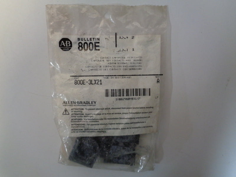 Allen Bradley via TCS 800E3LX21 Ser. A NSFP 800E 3LX21