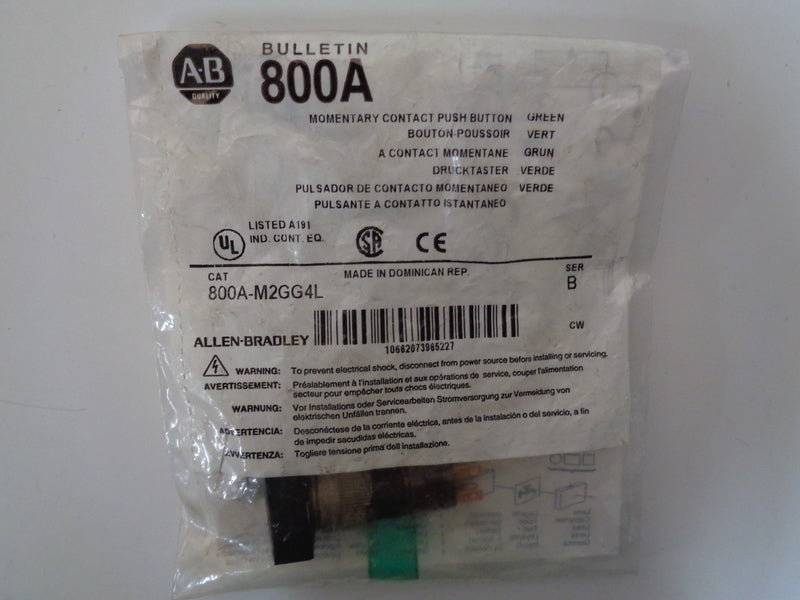 Allen Bradley via TCS 800AM2GG4L Ser. B NSFP 800A M2GG4L