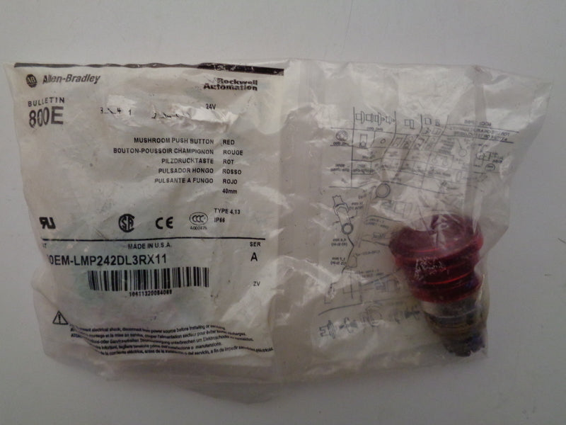 Allen Bradley via TCS 800EMLMP242DL3RX11 Ser. A NSFP 800EM LMP242DL3RX11