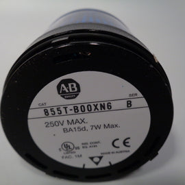 Allen Bradley via TCS 855TB00XN6 Ser. B NSFP (WH) 855T B00XN6