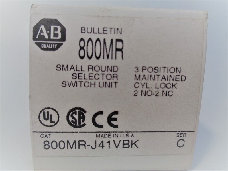 Allen Bradley via TCS 800MRJ41VBK Ser. C NSFP (WH) 800MR J41VBK