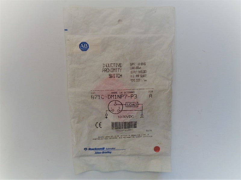Allen Bradley via TCS 871CDM1NP7P3 Ser. A NSFP 871C DM1NP7P3