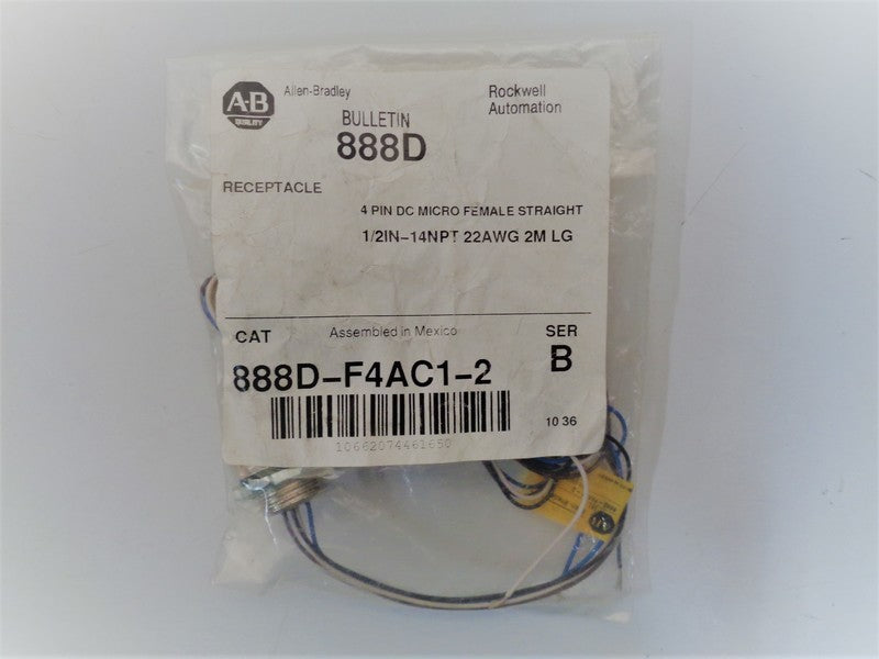 Allen Bradley via TCS 888DF4AC12 Ser. B NSFP 888D F4AC1 2