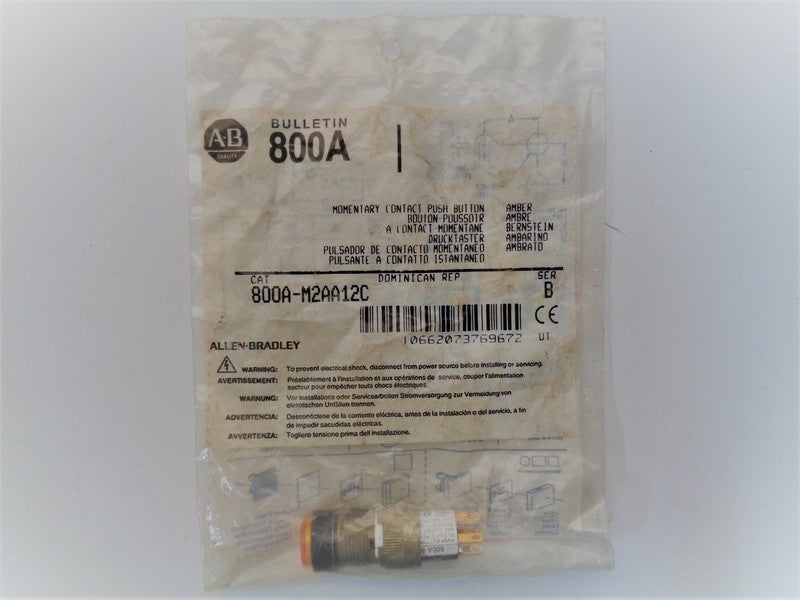 Allen Bradley via TCS 800AM2AA12C Ser. B NSFP 800A M2AA12C