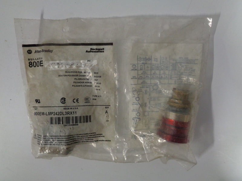 Allen Bradley via TCS 800EMLP242DL3RX11 Ser. A NSFP 800EM LP242DL3RX11