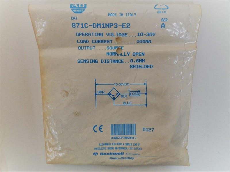 Allen Bradley via TCS 871CDM1NP3E2 Ser. A NSFP 871C DM1NP3 E2