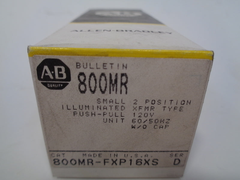 Allen Bradley via TCS 800MRFXP16XS Ser. D NSFP (BK/YL) 800MR FXP16XS