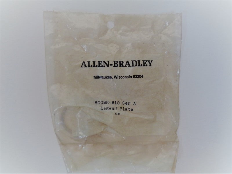 Allen Bradley via TCS 800MRW10 Ser. A NSFP 800MR W10