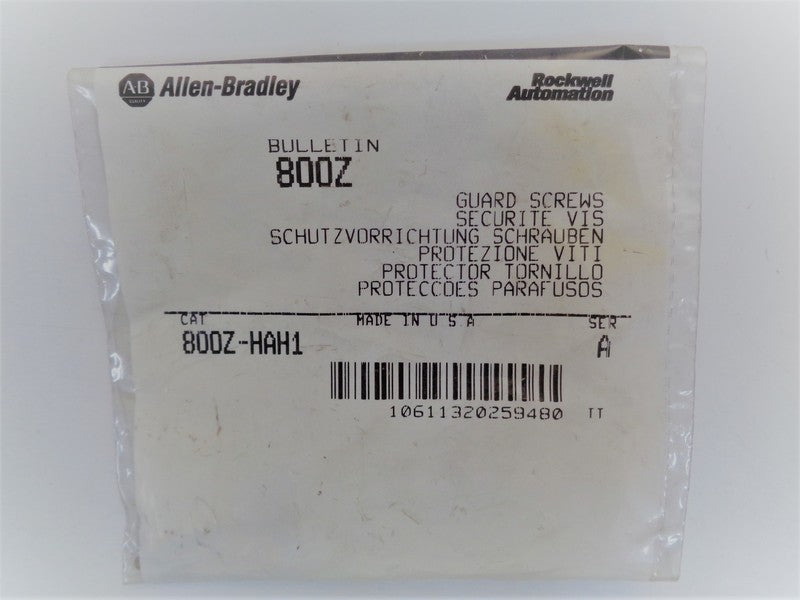 Allen Bradley via TCS 800ZHAH1 Ser. A NSFP 800Z HAH1