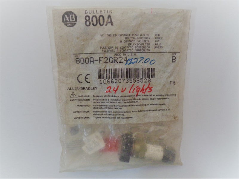 Allen Bradley via TCS 800AF2GR24 Ser. B NSFP 800A F2GR24