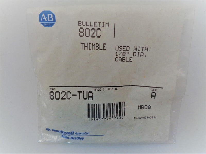 Allen Bradley via TCS 802CTUA Ser. A NSFP 802C TUA