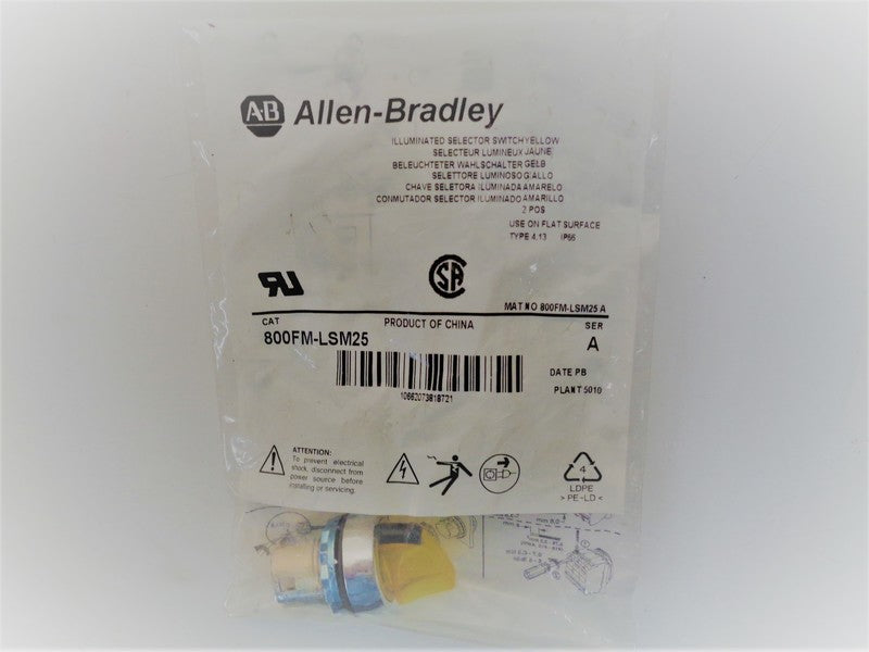Allen Bradley via TCS 800FMLSM25 Ser. A NSFP 800FM LSM25