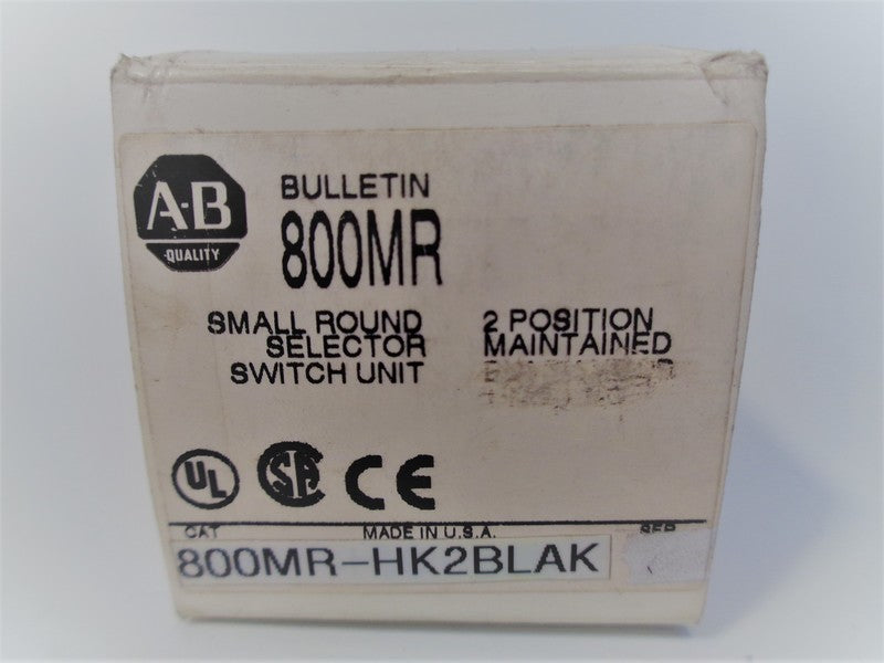 Allen Bradley via TCS 800MRHK2BLAK Ser. A NSFP (WH) 800MR HK2BLAK