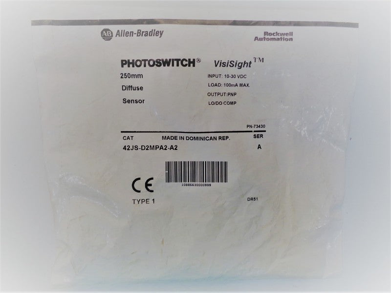 Allen Bradley via TCS 42JSD2MPA2A2 Ser. A NSFP 42JS D2MPA2 A2