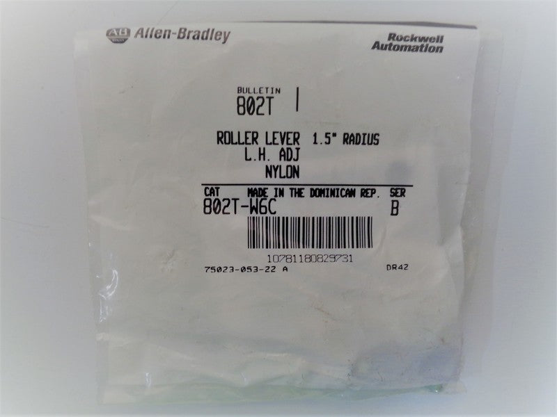 Allen Bradley via TCS 802TW6C Ser. B NSFP 802T W6C