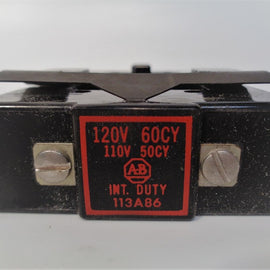 Allen Bradley via TCS 113A86 NSFP (BK/GR) 113 A86