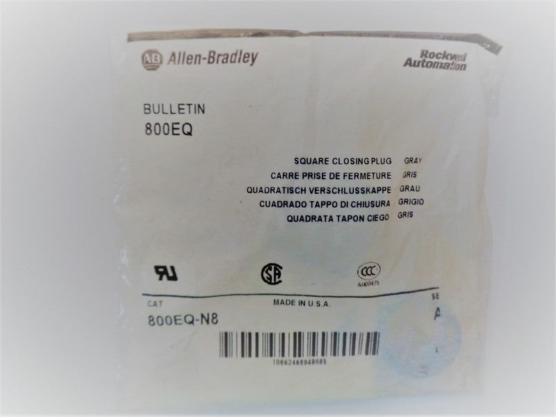 Allen Bradley via TCS 800EQN8 Ser. A NSFP 800E QN8