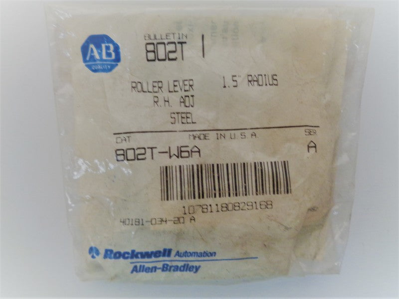 Allen Bradley via TCS 802TW6A Ser. A NSFP 802T W6A