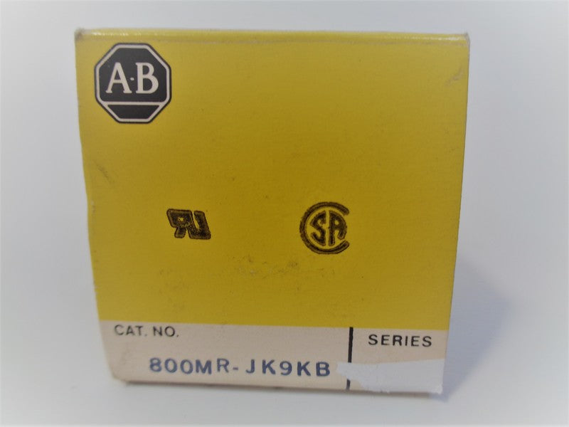 Allen Bradley via TCS 800MRJK9KB Ser. A NSFP (BK/YL) 800MR JK9KB
