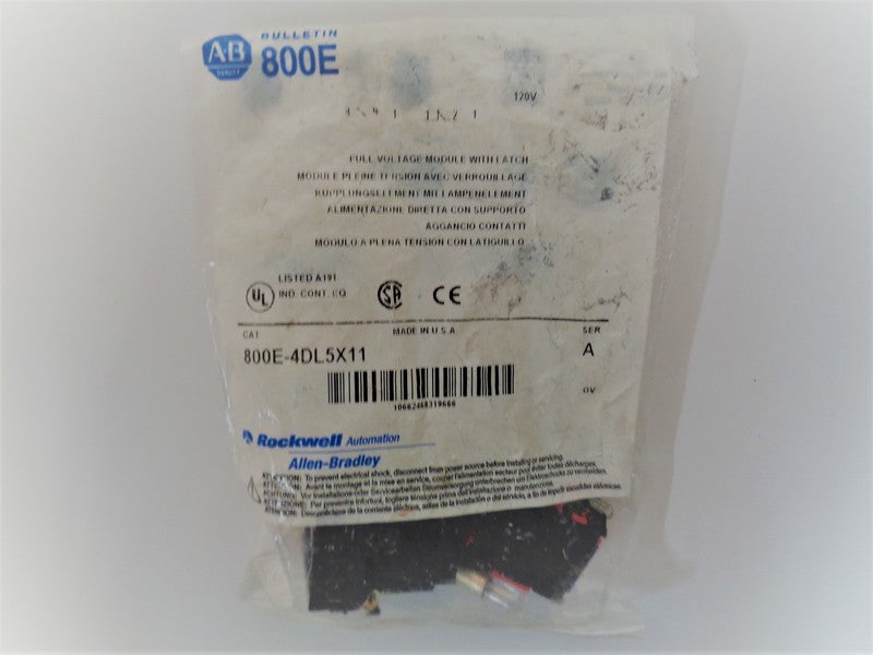 Allen Bradley via TCS 800E4DL5X11 Ser. A NSFP 800E 4DL5X11