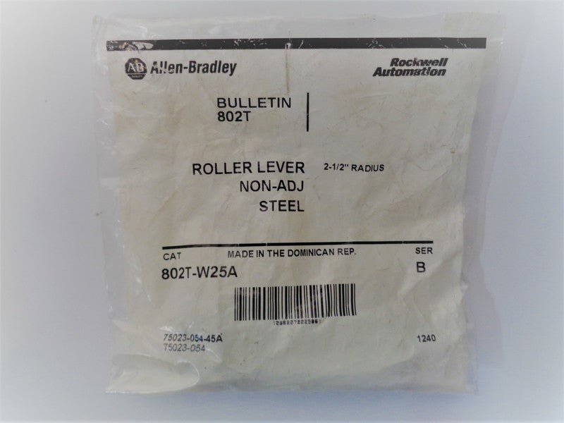 Allen Bradley via TCS 802TW25A Ser. B NSFP 802T W25A