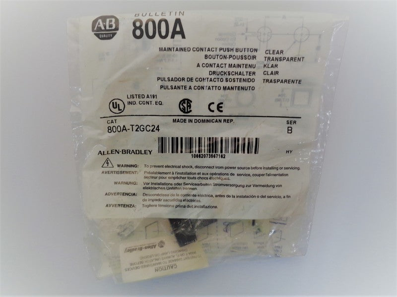 Allen Bradley via TCS 800AT2GC24 Ser. B NSFP 800A T2GC24