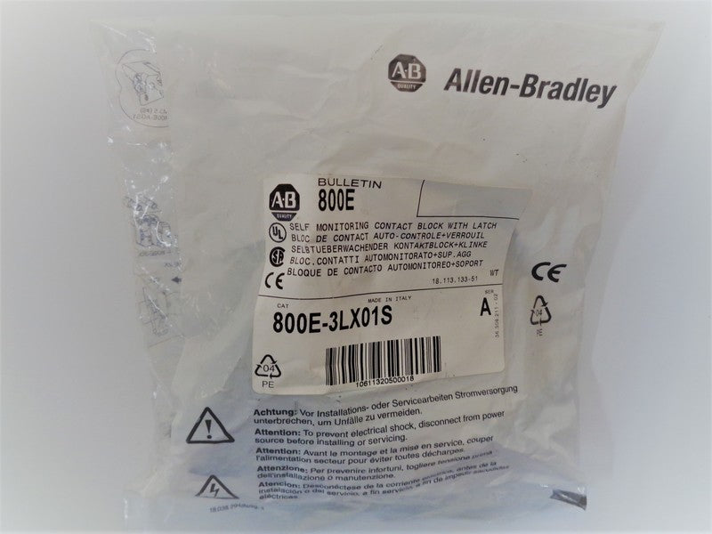 Allen Bradley via TCS 800E3LX01S Ser. A NSFP 800E 3LX01S