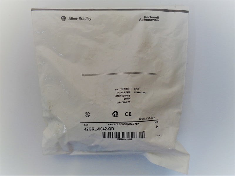 Allen Bradley via TCS 42GRL9042QD Ser. A NSFP 42GRL 9040 QD