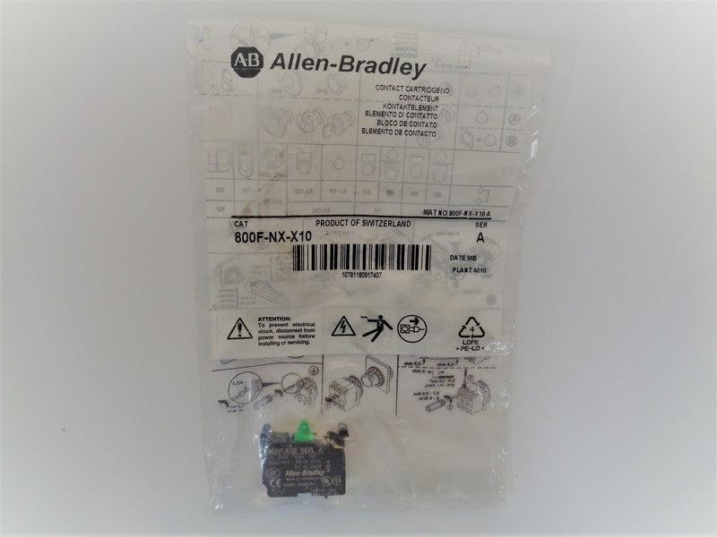 Allen Bradley via TCS 800FNXX10 Ser. A NSFP 800F NX X10