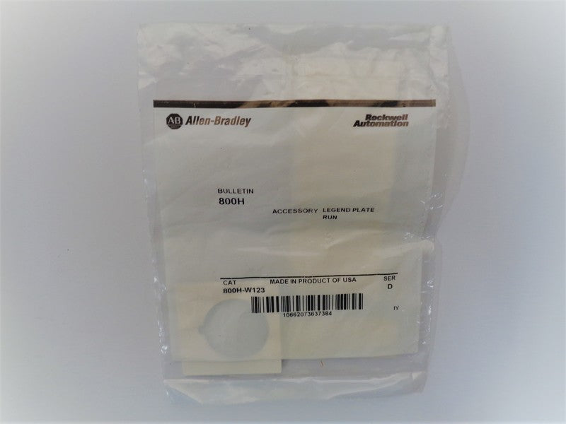 Allen Bradley via TCS 800HW123 Ser. D NSFP 800H W123