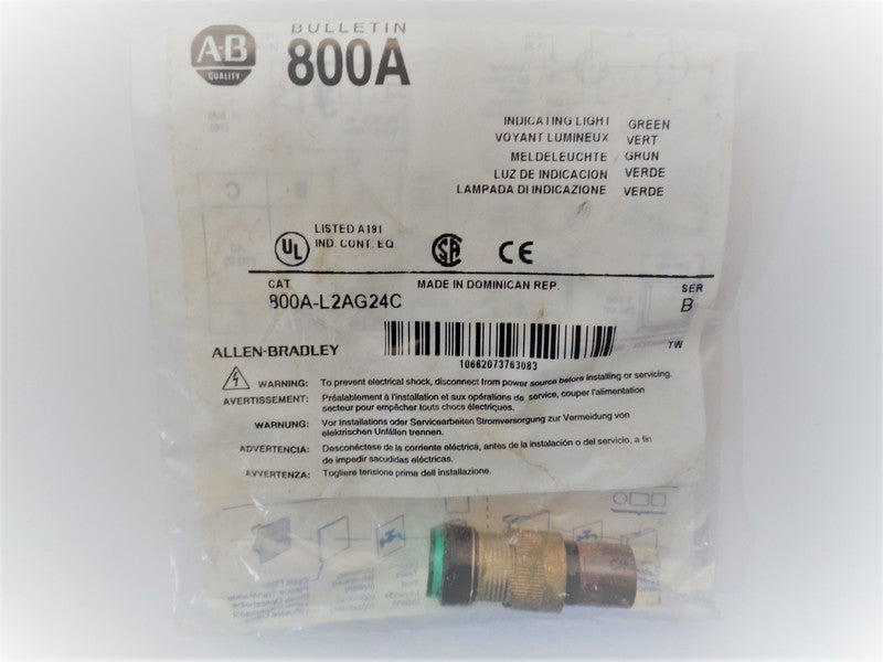 Allen Bradley via TCS 800AL2AG24C Ser. B NSFP 800A L2AG24C