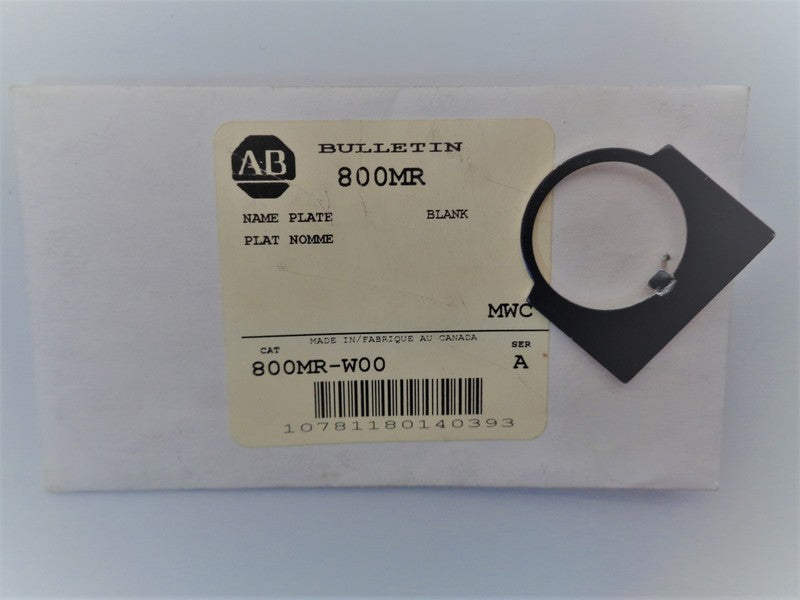 Allen Bradley via TCS 800MRW00 Ser. A NSFP 800MR W00