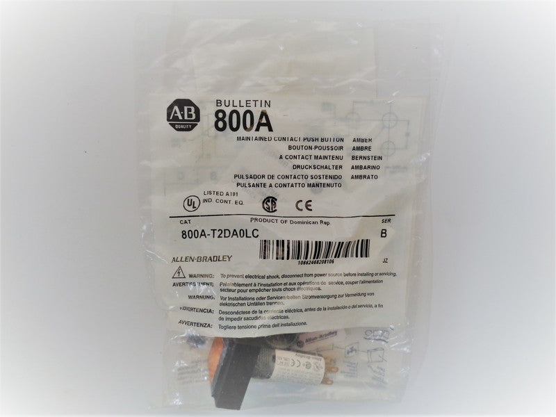 Allen Bradley via TCS 800AT2DA0LC Ser. B NSFP 800A T2DA0LC