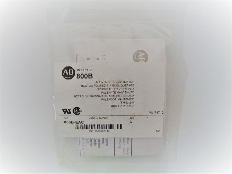 Allen Bradley via TCS 800BEAC Ser. A NSFP 800B EAC
