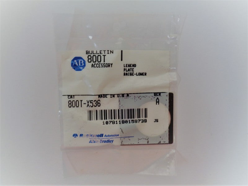 Allen Bradley via TCS 800TX536 Ser. A NSFP 800T X536