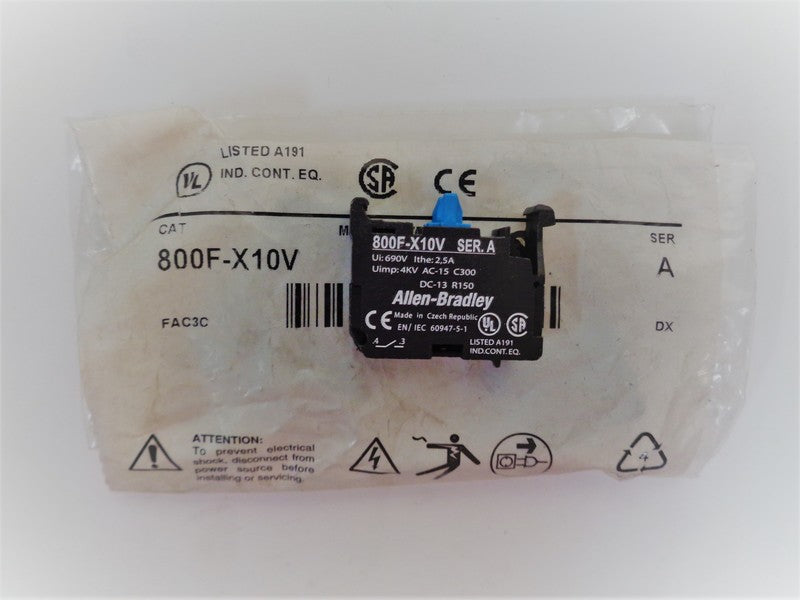 Allen Bradley via TCS 800FX01V Ser. A NSFP 800F X01V