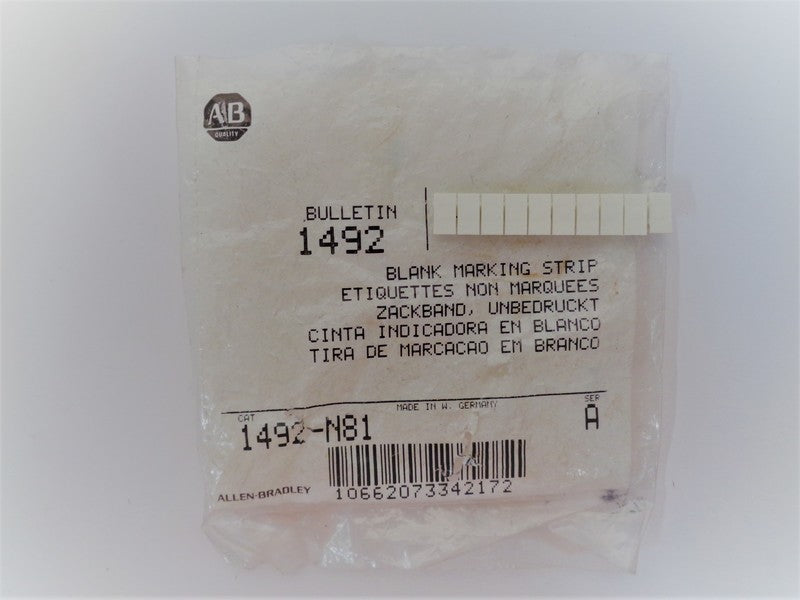 Allen Bradley via TCS 1492N81 Ser. A NSFP 1492 N81