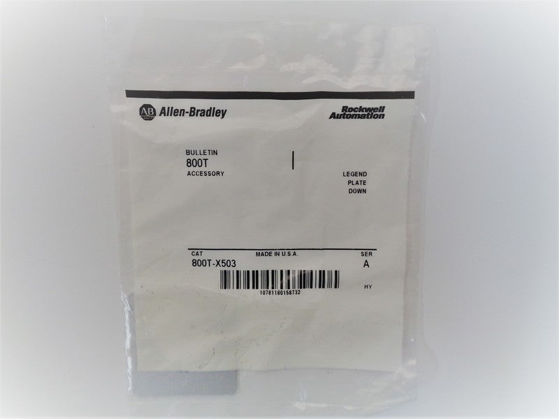 Allen Bradley via TCS 800TX503 Ser. A NSFP 800T X503