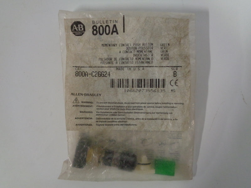 Allen Bradley via TCS 800AC2GG24 Ser. B NSFP 800A C2GG24