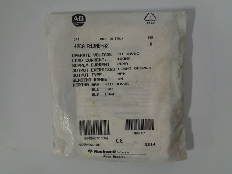 Allen Bradley via TCS 42CAR1JNBA2 Ser. A NSFP 42CA R1JNB A2