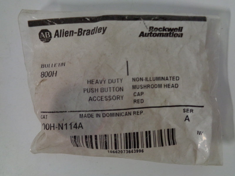 Allen Bradley via TCS 800HBR00 Ser. F NSFP (WH) 800H BR00