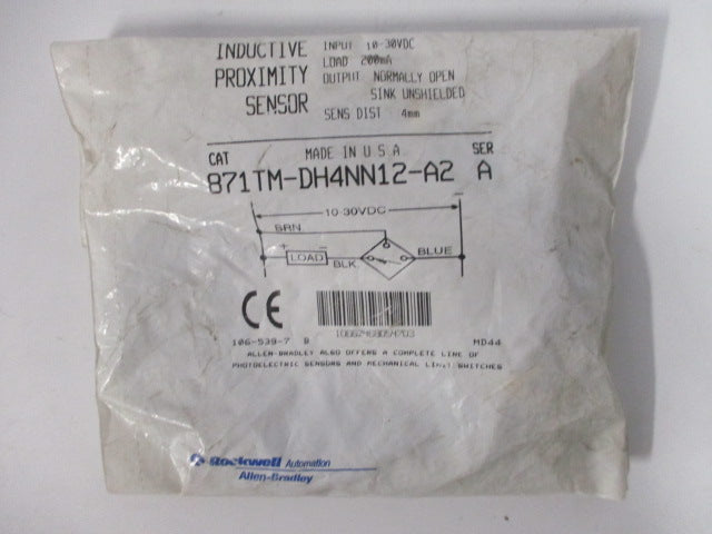 Allen Bradley via TCS 871TMDH4NN12A2 Ser. A NSFP 871TM DH4NN12 A2